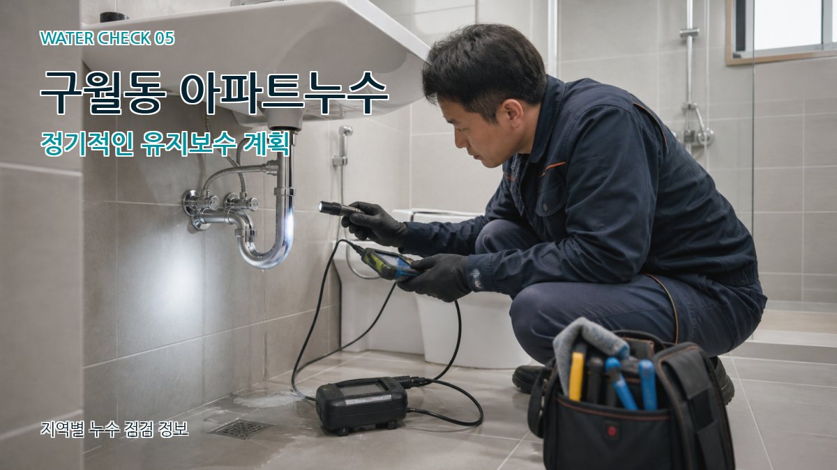 구월동 아파트누수 정기적인 유지보수 계획