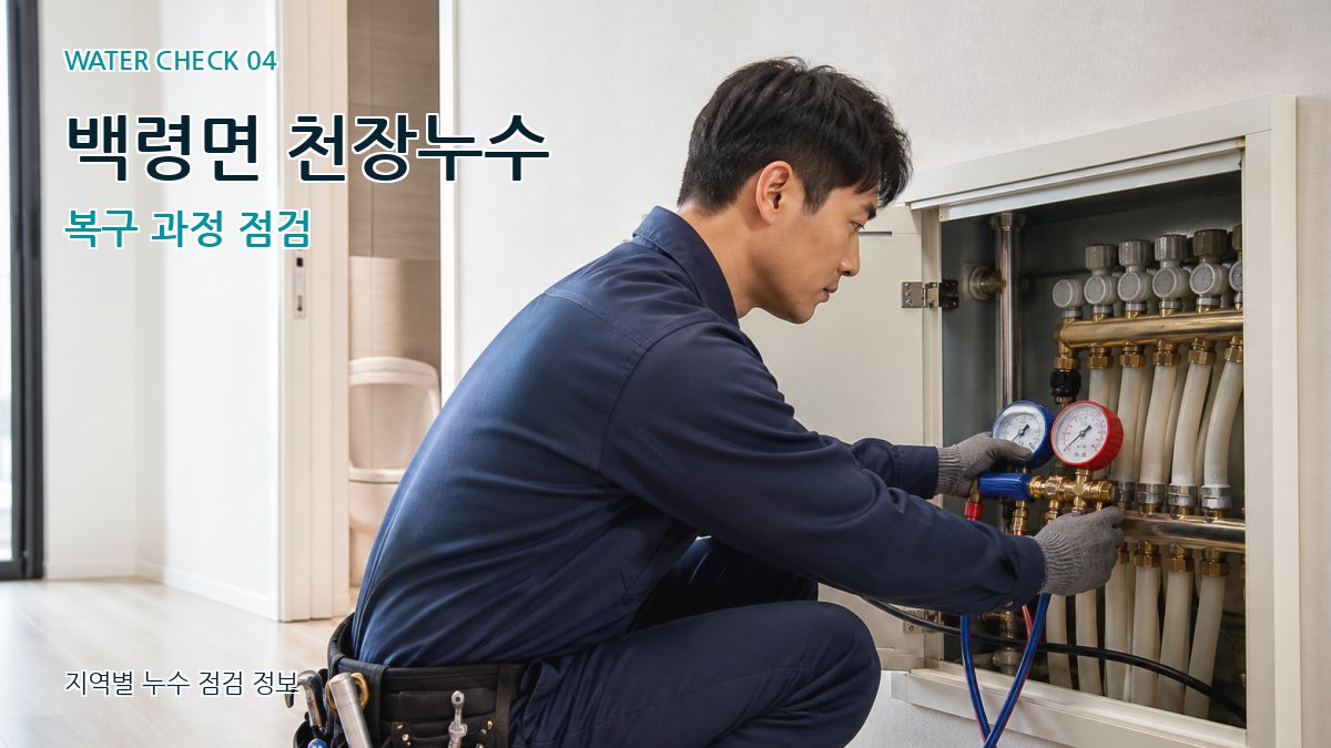 백령면 누수탐지 누수탐지 이미지