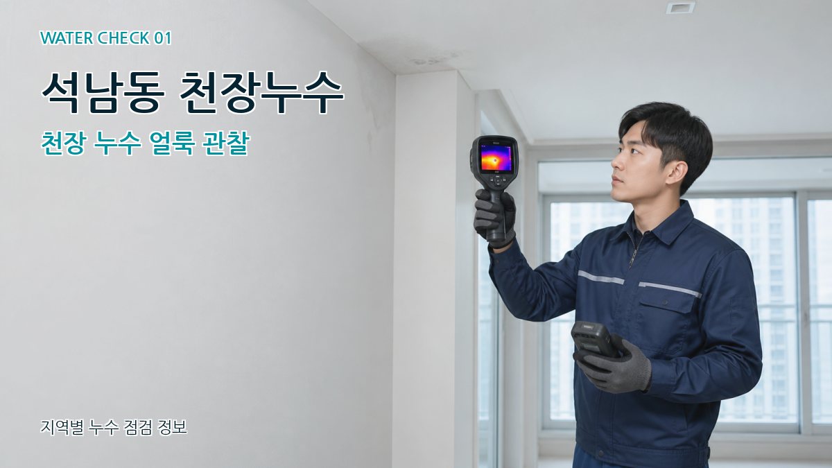 석남동 천장누수 천장 누수 얼룩 관찰