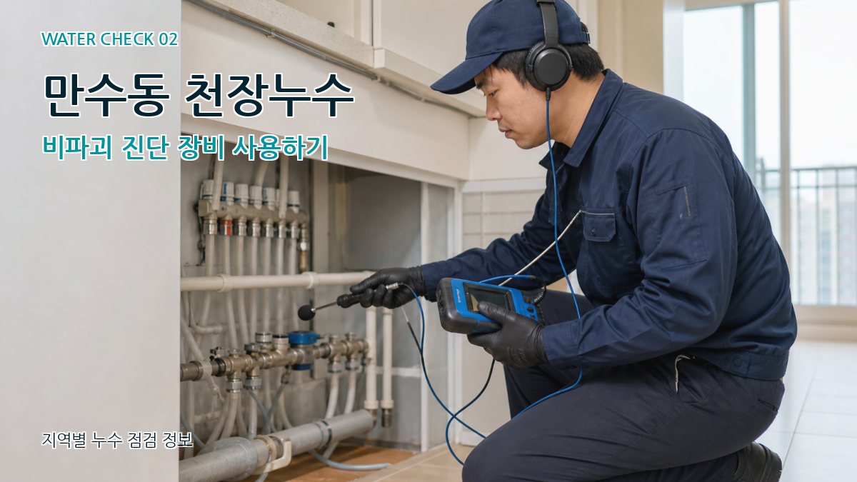 만수동 화장실누수 누수탐지 이미지