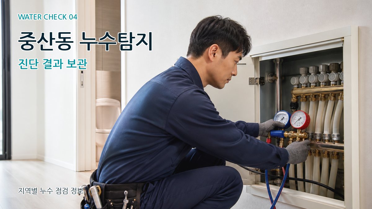중산동 누수탐지 누수탐지 이미지