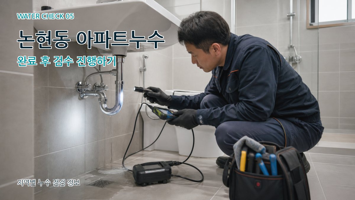 논현동 누수공사 누수탐지 이미지