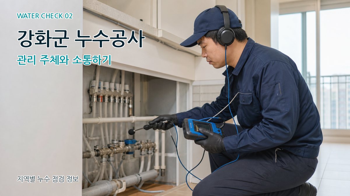 강화군 누수공사 관리 주체와 소통하기