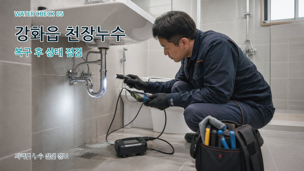 강화읍 누수공사 누수탐지 이미지