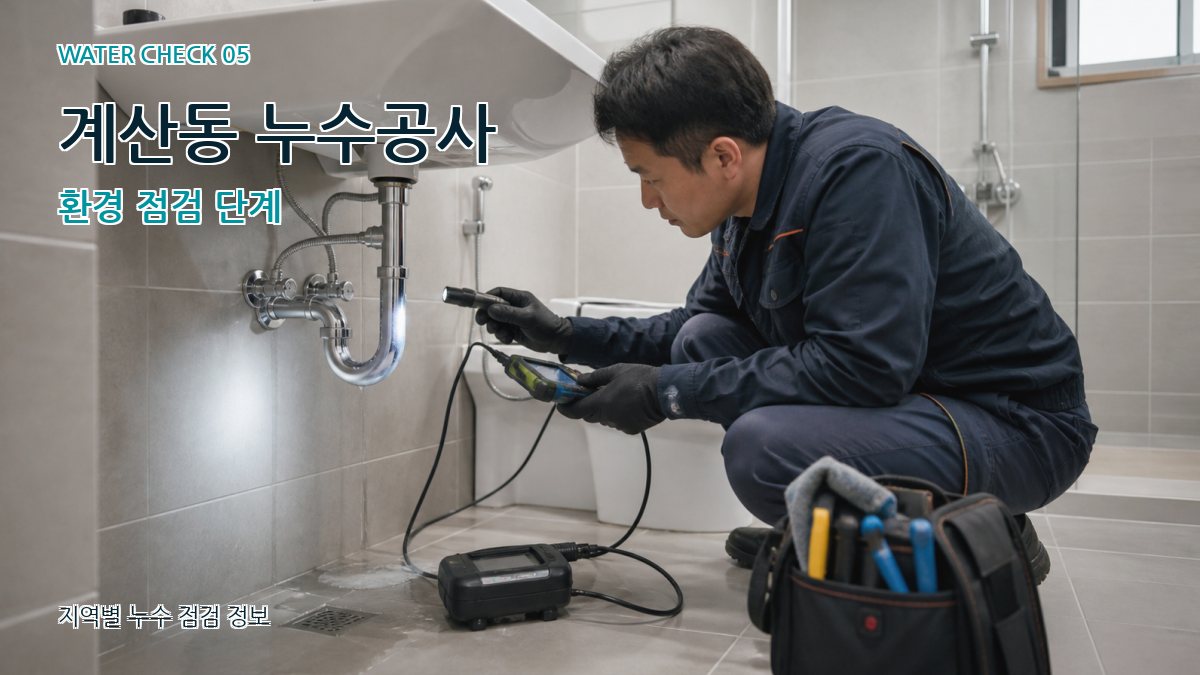 계산동 누수공사 환경 점검 단계
