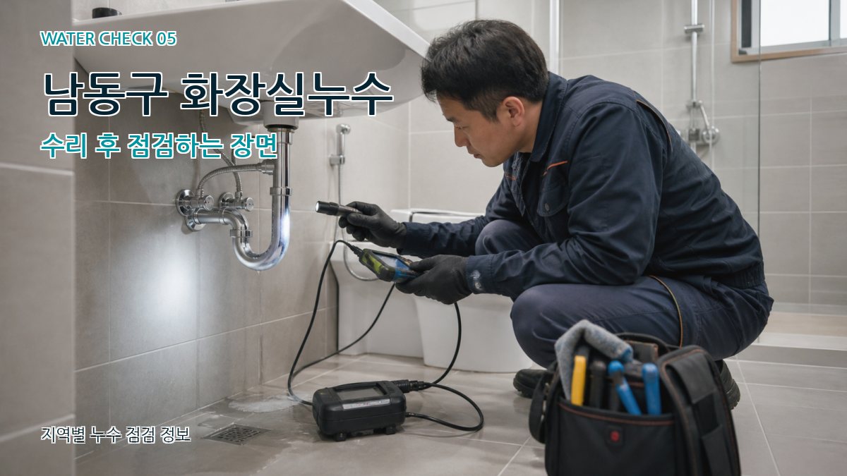 남동구 누수공사 누수탐지 이미지