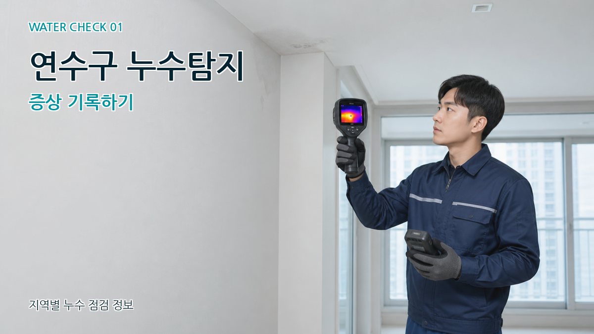 연수구 아파트누수 누수탐지 이미지