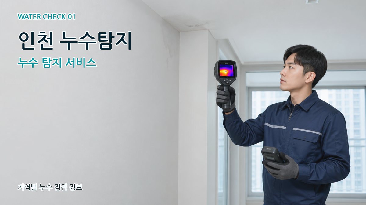 인천 누수탐지 누수 탐지 서비스