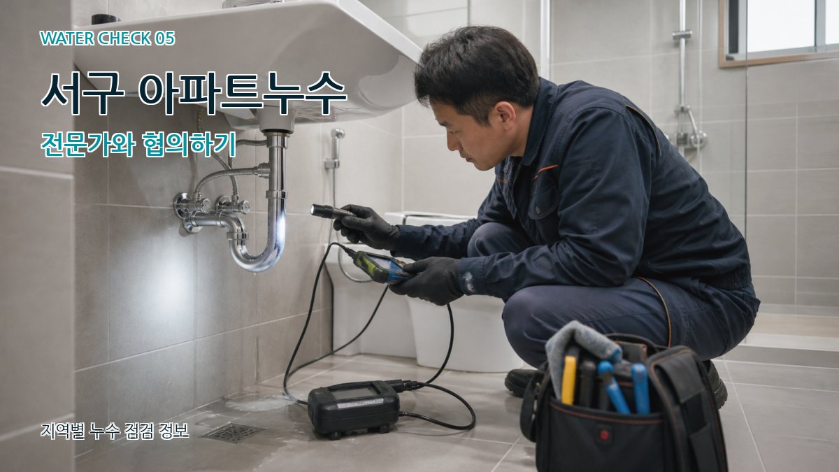서구 아파트누수 전문가와 협의하기