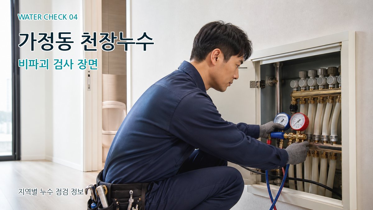 가정동 누수탐지 누수탐지 이미지