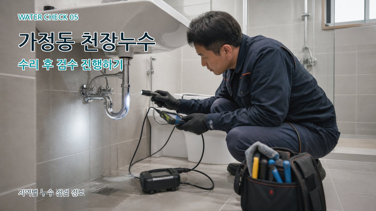 가정동 누수공사 누수탐지 이미지