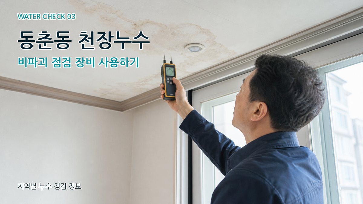 동춘동 천장누수 누수탐지 이미지