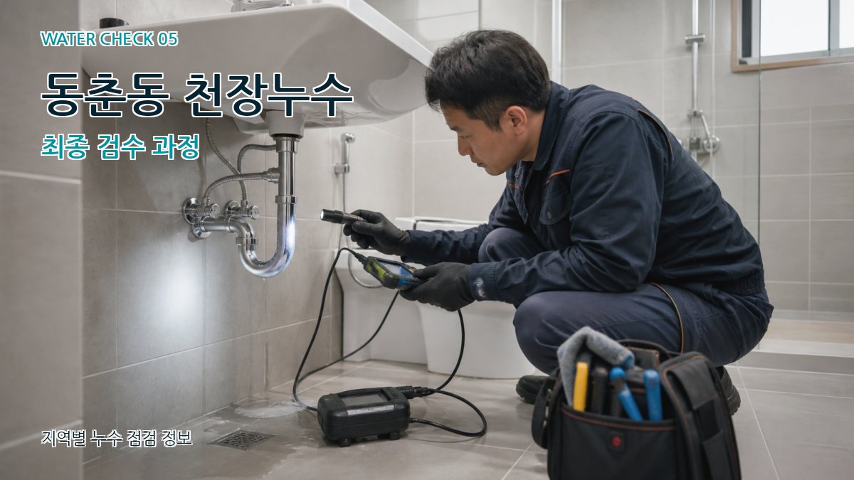동춘동 누수공사 누수탐지 이미지