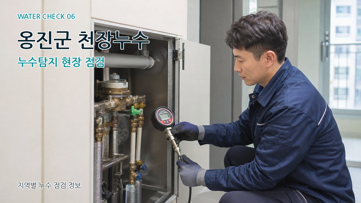 옹진군 천장누수 누수탐지 현장 점검