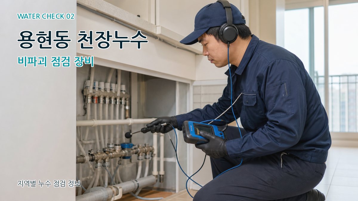 용현동 화장실누수 누수탐지 이미지