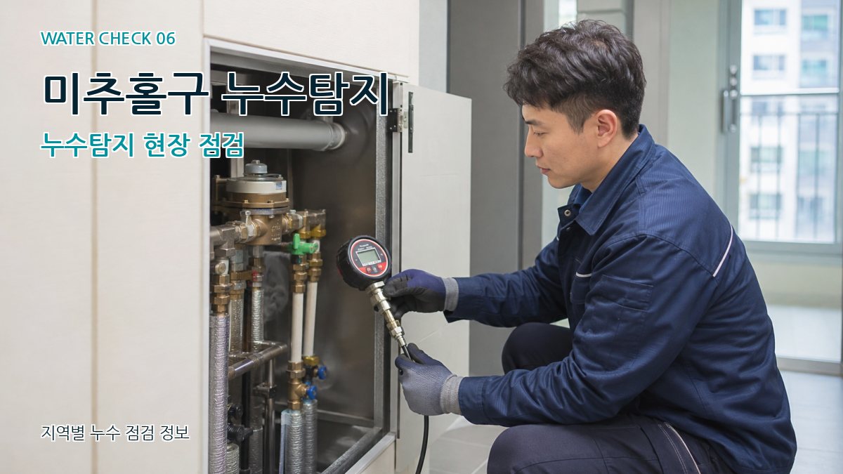 미추홀구 누수탐지 누수탐지 현장 점검