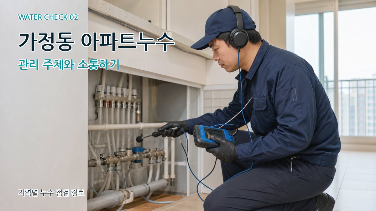 가정동 화장실누수 누수탐지 이미지