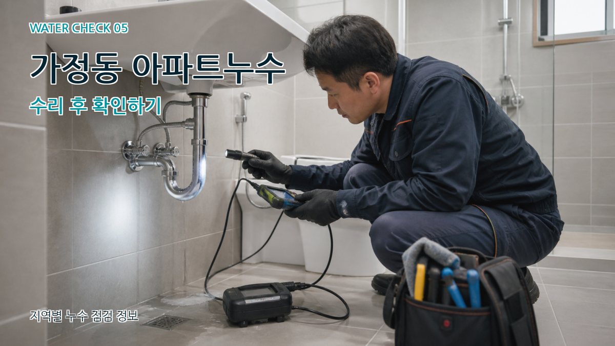 가정동 누수공사 누수탐지 이미지