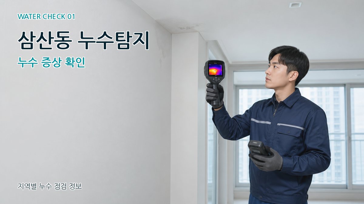 삼산동 누수탐지 누수 증상 확인