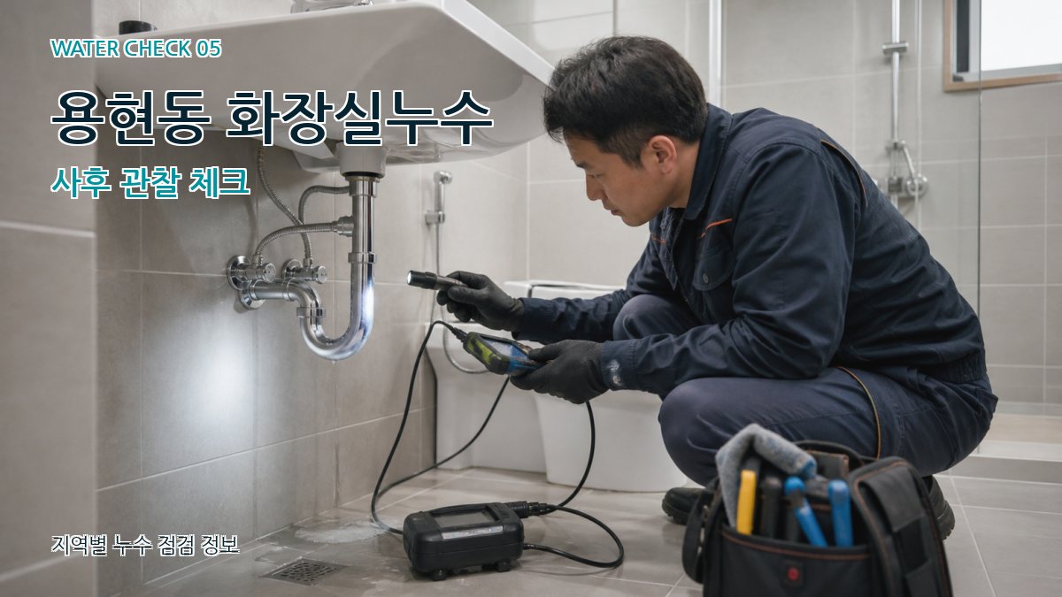 용현동 누수공사 누수탐지 이미지