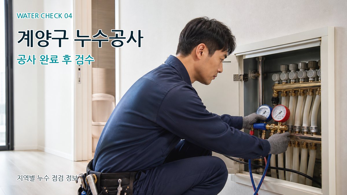 계양구 누수탐지 누수탐지 이미지