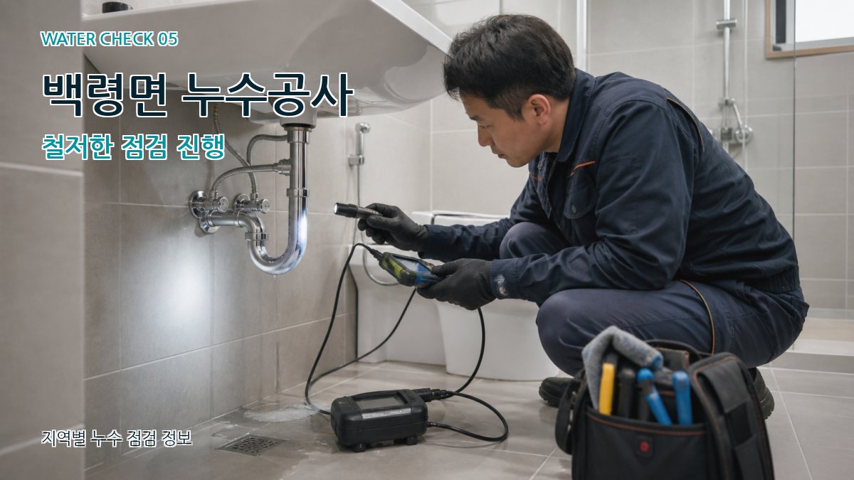 백령면 누수공사 철저한 점검 진행