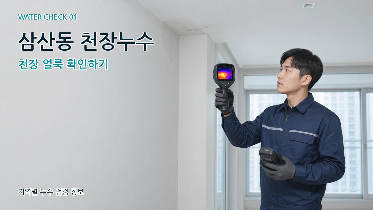 삼산동 천장누수 천장 얼룩 확인하기
