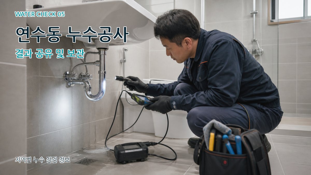연수동 누수공사 결과 공유 및 보관