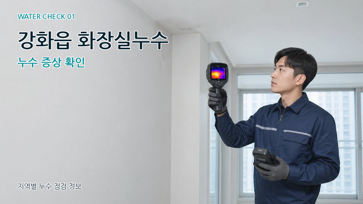 강화읍 화장실누수 누수 증상 확인
