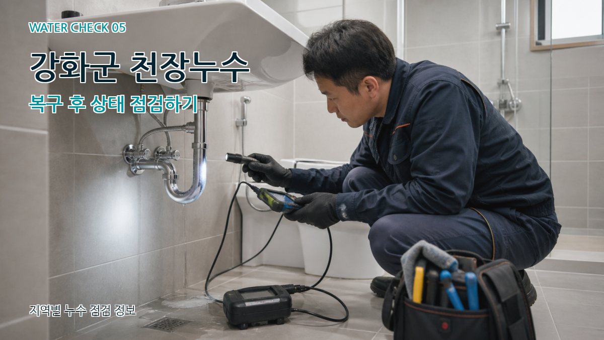 강화군 누수공사 누수탐지 이미지