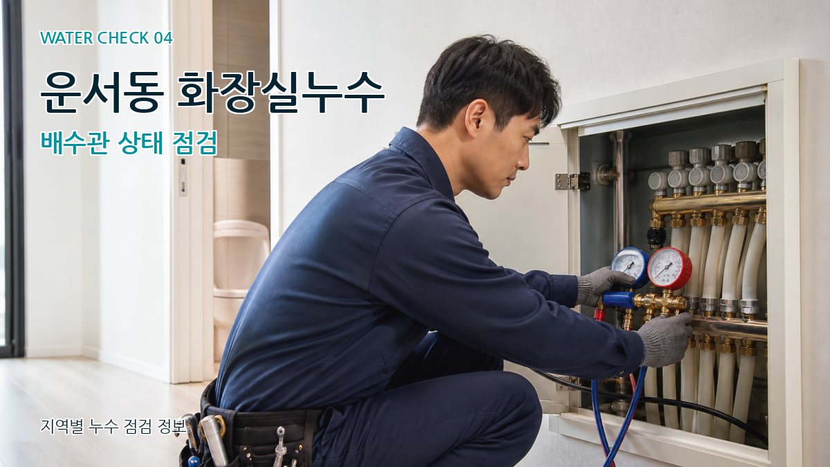 운서동 누수탐지 누수탐지 이미지