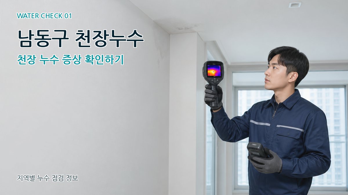 남동구 아파트누수 누수탐지 이미지
