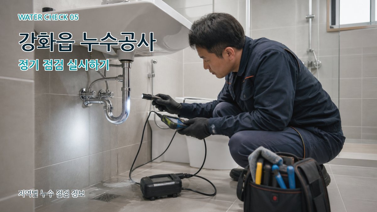 강화읍 누수공사 정기 점검 실시하기