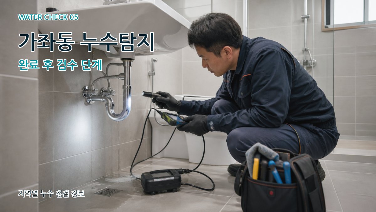 가좌동 누수공사 누수탐지 이미지