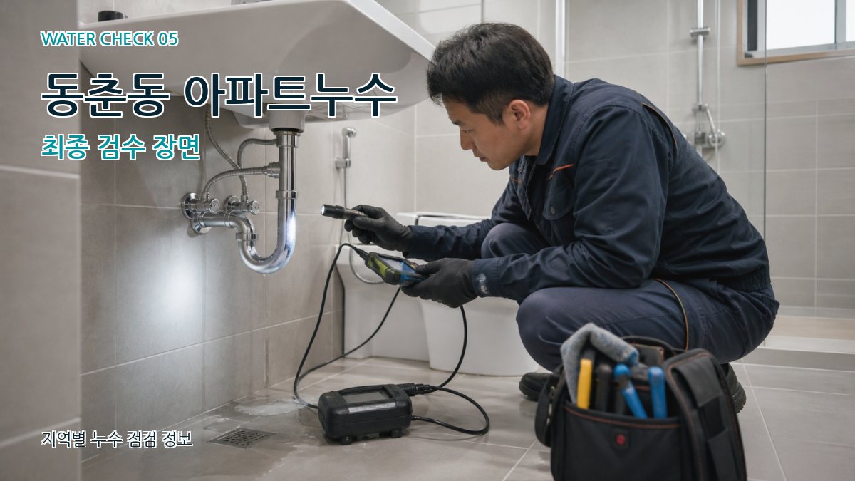 동춘동 누수공사 누수탐지 이미지