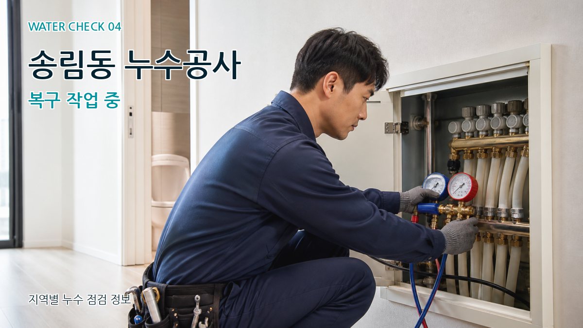 송림동 누수탐지 누수탐지 이미지