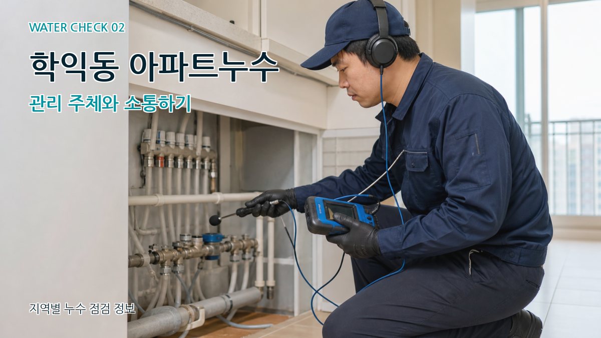 학익동 아파트누수 관리 주체와 소통하기