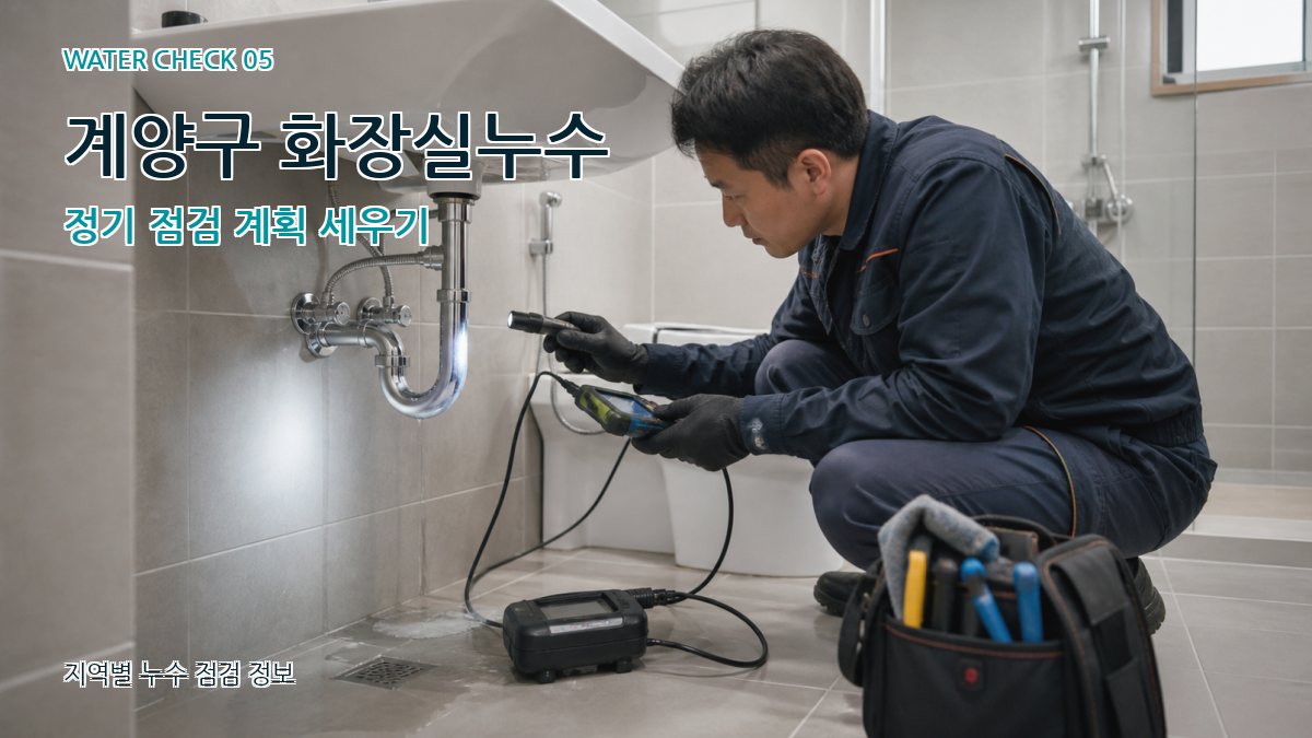 계양구 화장실누수 정기 점검 계획 세우기