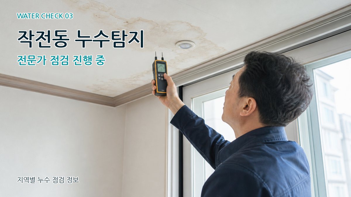 작전동 천장누수 누수탐지 이미지
