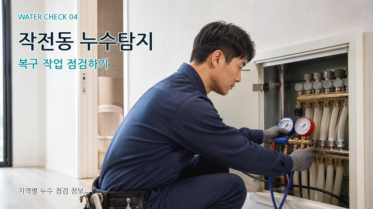작전동 누수탐지 누수탐지 이미지