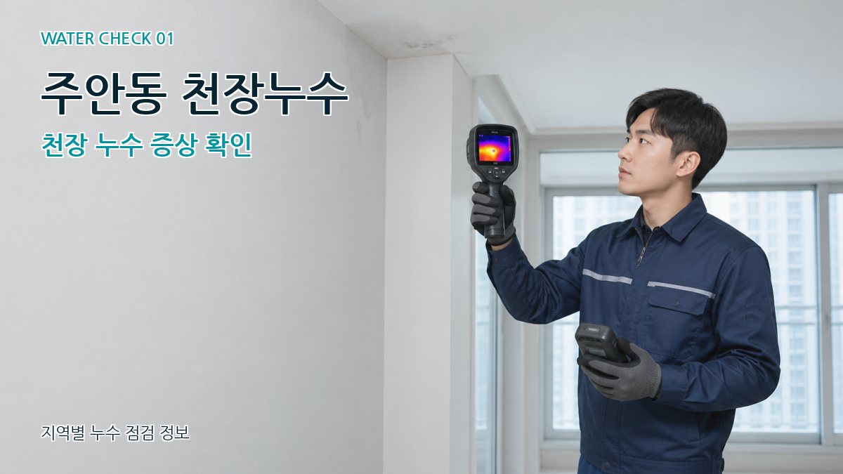 주안동 천장누수 천장 누수 증상 확인