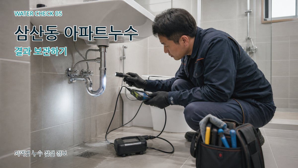 삼산동 아파트누수 결과 보관하기