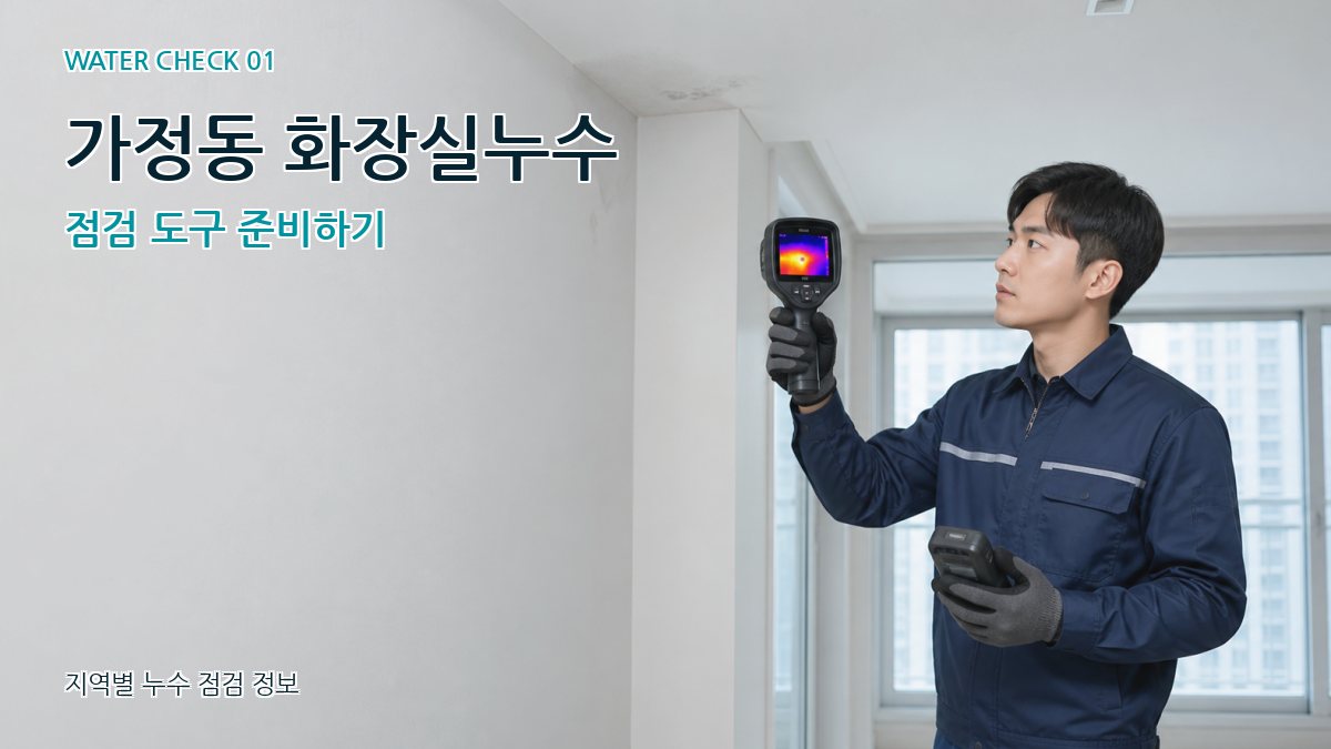 가정동 화장실누수 점검 도구 준비하기