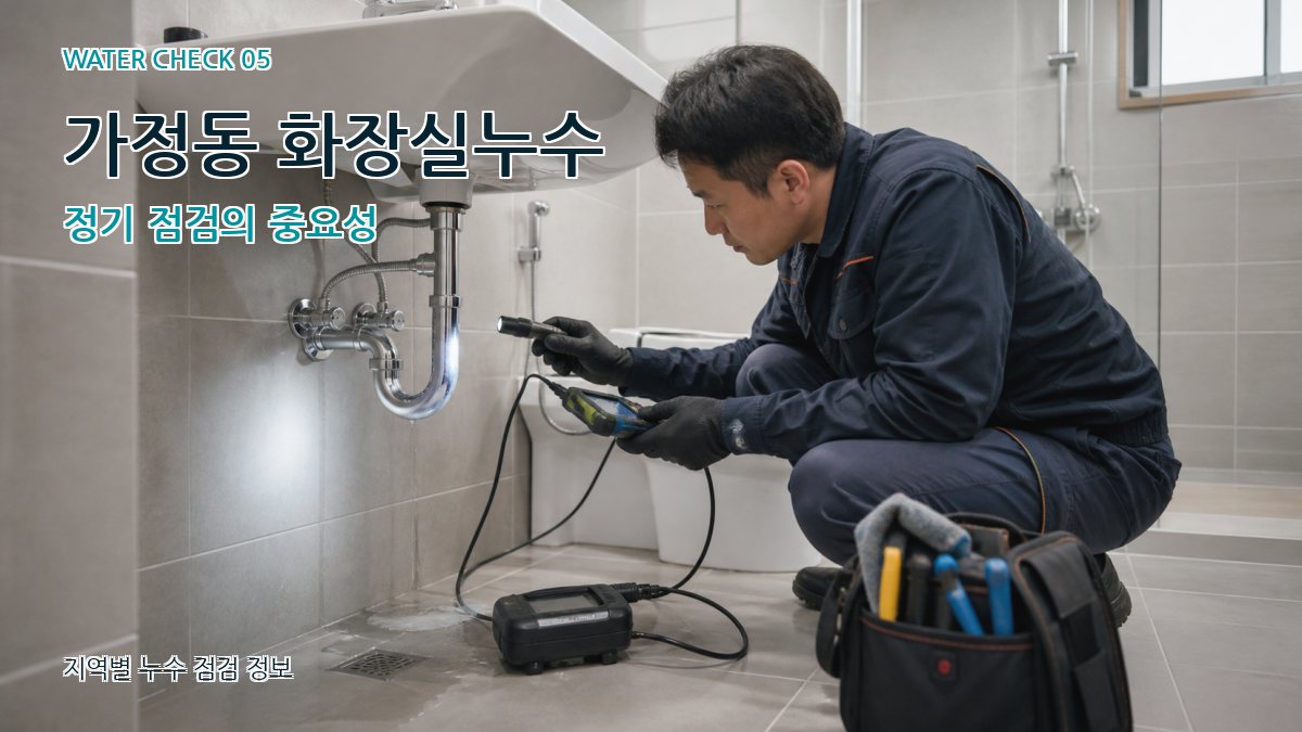 가정동 화장실누수 정기 점검의 중요성