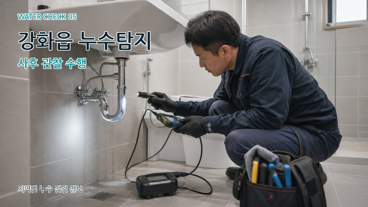 강화읍 누수공사 누수탐지 이미지