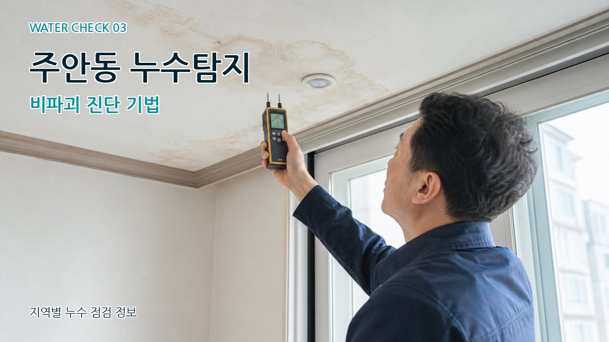 주안동 누수탐지 비파괴 진단 기법