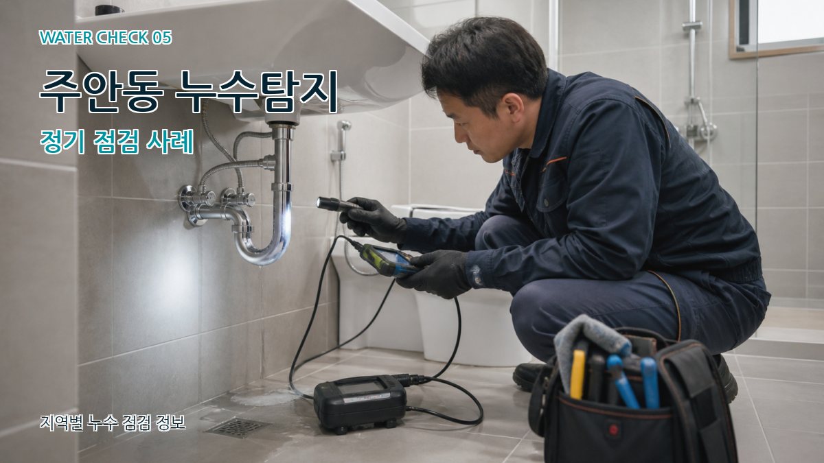 주안동 누수탐지 정기 점검 사례