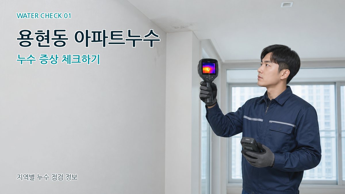 용현동 아파트누수 누수탐지 이미지